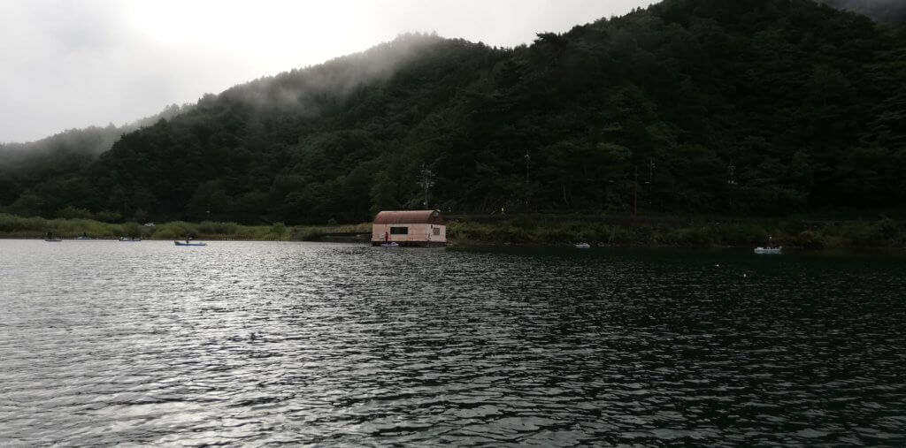 西湖のポンプ小屋