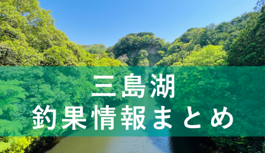 【リアルタイム更新】三島湖バス釣り釣果情報まとめ！